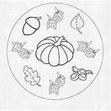 Mandala Mandalas Beginners Coloring Pages Autumn Hellokids Fish Printable sketch template