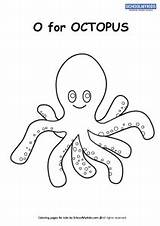 Octopus Worksheet Coloring Craft Worksheets Schoolmykids Preschool sketch template