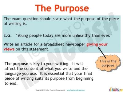 aqa   writing  present  viewpoint paper  section  teaching