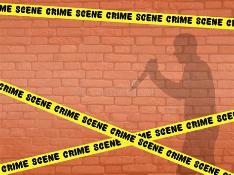 crime scene stock illustration illustration  dangerous