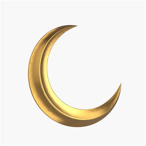 crescent moon  model cgtrader