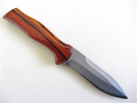 custom  spear point hunters knife stainless steel blade