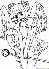 Sakura Cardcaptor Coloring Pages Shy Getcolorings Printable Print Anime Color Coloringpages101 sketch template