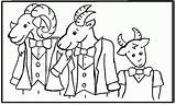 Coloring Billy Goats Gruff Three Pages Troll Clipart Goat Library Popular Cartoon Clip Coloringhome Comments sketch template