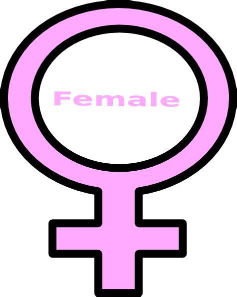 Pink Female Symbol Clip Art At Vector Clip Art