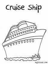 Cruise Ship Coloring Disney Paquebot Transportation Drawing Pages Printable Getdrawings Drawings Kb sketch template