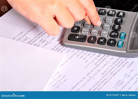 calculator naast wiskunde exercices stock afbeelding image  wiskundig studie