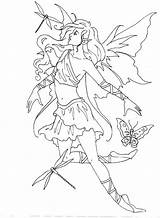 Coloring Pages Fairy Amy Brown Mermaid Fairies Book Forest Colouring Adults Mystical Elf Drawings Mythical sketch template