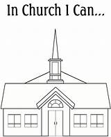 Chapel Lds Colouring Mormon Printable Coloringhome Ministry sketch template