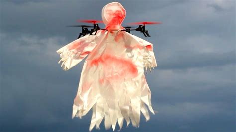 ahhh scary halloween drone skull drone  thercsaylors youtube