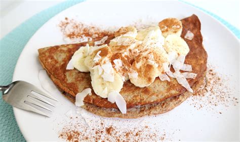 gezond ontbijt zoete omelet met banaan optima vita