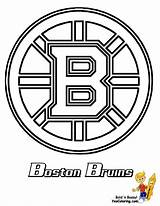 Coloring Hockey Pages Nhl Bruins Boston Teams Printable Sports Sheets Kids Team Print Colouring Sport Logo Logos Cold Stone Adult sketch template