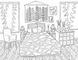 Coloring Amanda Laurel Atkins Bedrooms Book Bedroom Zoom Click Lovers Tree sketch template