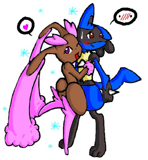Lucario And Lopunny By Quilava Princess On Deviantart