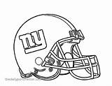 Helmet Football Coloring York Logo Pages Nfl Drawing Giants Cowboys Steelers Printable Clipart Drawings Dallas 49ers Bay Green Line Team sketch template
