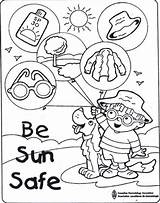 Pages Coloring Colouring Sunscreen Sun Safety Activities Sunsmart Colour Printable Sheets Activity Preschoolers Worksheets Summer Health Safe Preschool Color Getcolorings sketch template