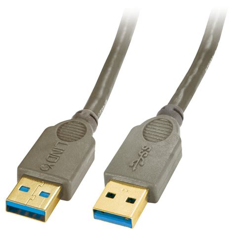usb  cable type  male  type  male anthracite  lindy uk