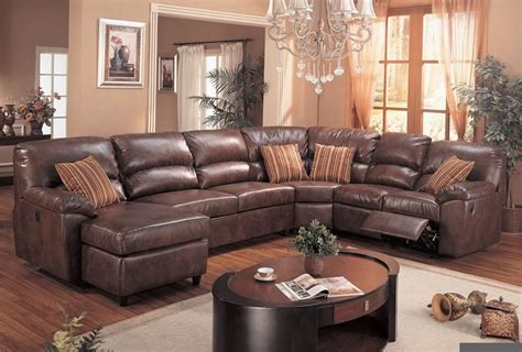 leather reclining sectional sofa  chaise leathersectionalsofas