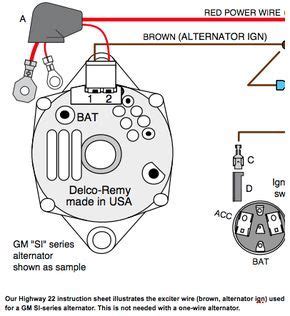 wire gm alternator diagram alternator car alternator automotive repair