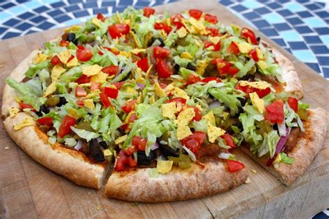 Taco Pizza Recipe Yummly Recipe Taco Pizza Trisha Yearwood