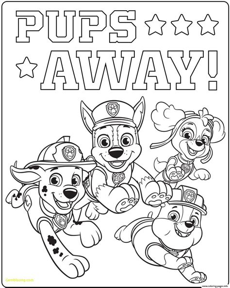 paw patrol coloring pages halloween printable color
