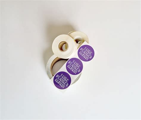 custom  sticker labels custom circle labels  rolls