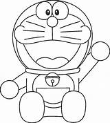 Doraemon Drawing Coloring Color Pages sketch template