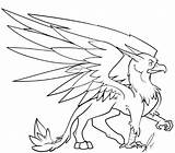 Griffin Coloring Pages Griffon Printable Cute Gryphon Color Adult Drawing Supercoloring Kids Sheets Drawings sketch template