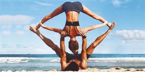 25 couple yoga poses to make you feel healthier and get you ready for