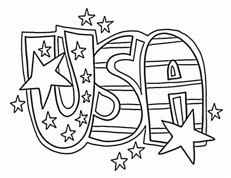 usa map coloring page coloring pages