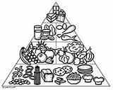 Coloring Pyramid Food Pages Sheet Popular Sheets sketch template