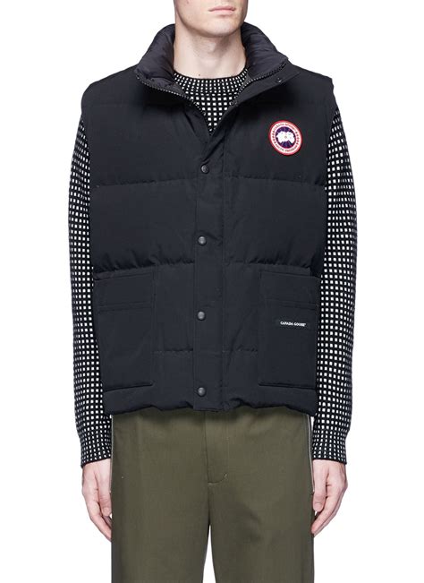 canada goose freestyle down puffer vest black modesens