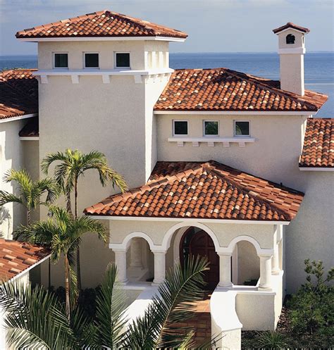 stock  terra cotta roof tile period homes