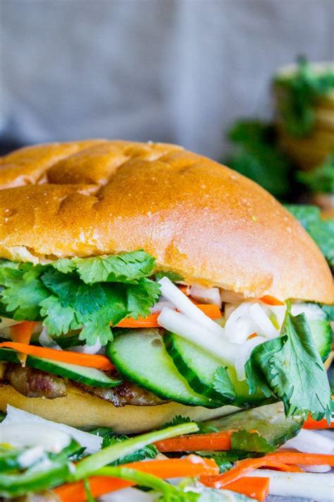 banh mi sandwich from the food charlatan these