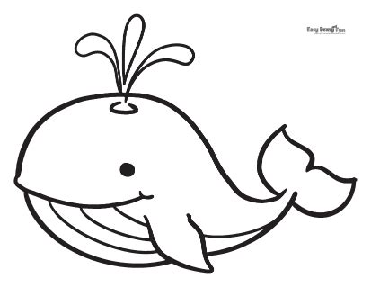coloring book pages whales