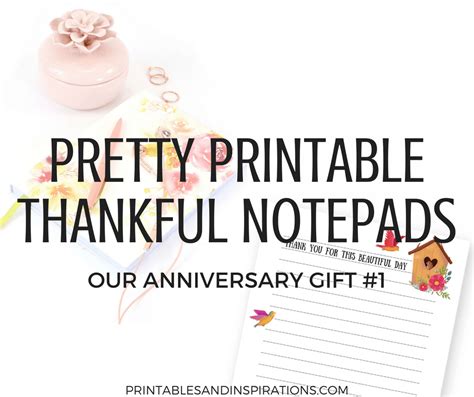 printable notepads printables  inspirations