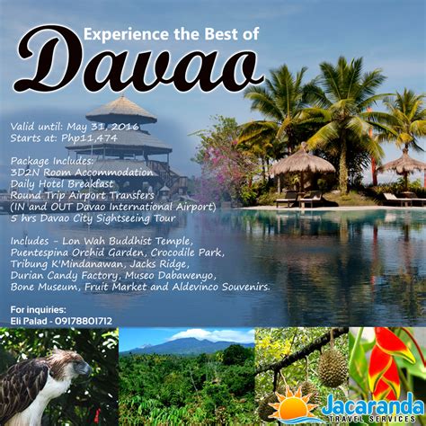 Davao Posted Feb 03 Jacaranda S Travels Philippines