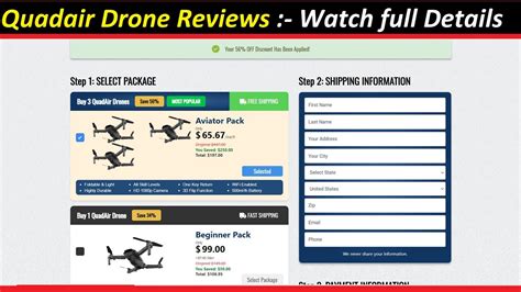 quadair drone quadair drone reviews  full details quadair drone review  youtube