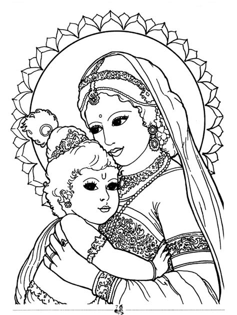 krishna coloring pages sketch coloring page