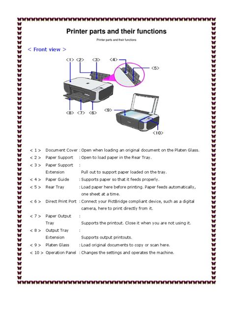 printer parts   functions printer computing image scanner