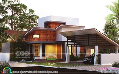 cost effective contemporary home plan kerala home design  floor plans  dream houses