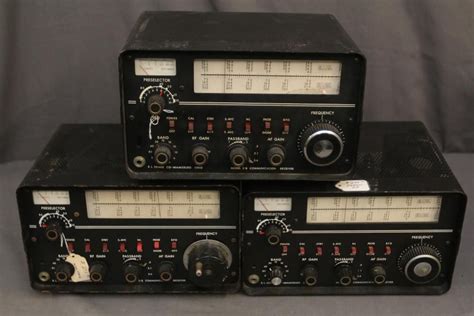 item 654 three r l drake ham radio communications