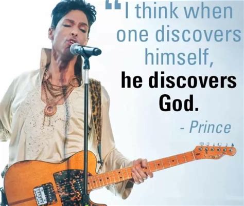 when one discovers himself he discovers god prince with
