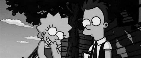 lisa simpson flirt find and share on giphy