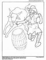 Rodeo Coloring Pages Clown Clowns Bull Riding Bucking Books Two Printable Color Roping Posse Insane Getcolorings Team Animal Kids Circus sketch template