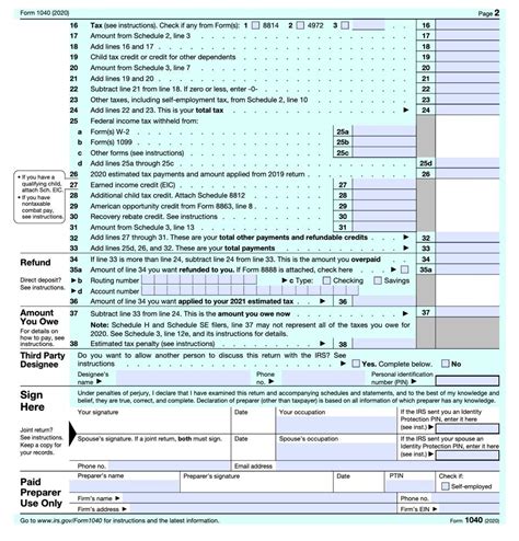 Irs Releases Form 1040 For 2020 Spoiler Alert Still Not A Postcard