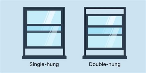 single hung  double hung windows