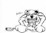 Dog Angry Cartoon Cliparts Clipart Drawing Clip Library sketch template