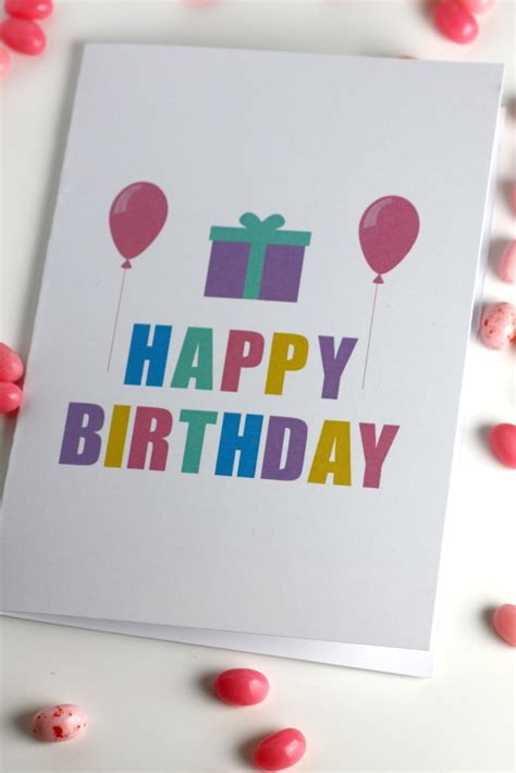 downloadable  printable birthday card  printable templates