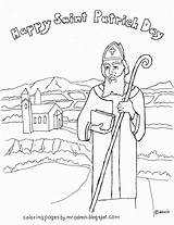 Saint Patricks Bible sketch template